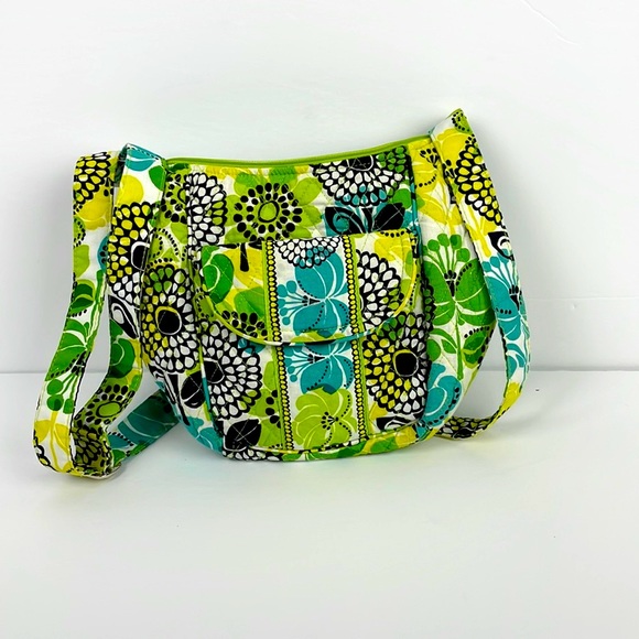 Vera Bradley Handbags - Vera Bradley limes up crossbody/ shoulder bag